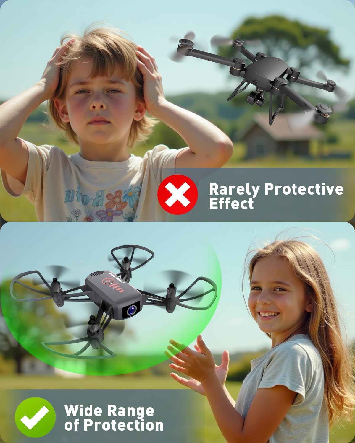 Drone with Camera, 1080P FPV Mini Drones for kids 8-12 and Adults, 2 Batteries, Altitude Hold, Headless Mode, 360°Flip, Gravity Control, Gestures Selfie, 3 Speed Mode, Drone Gift Toy for Boys Girls