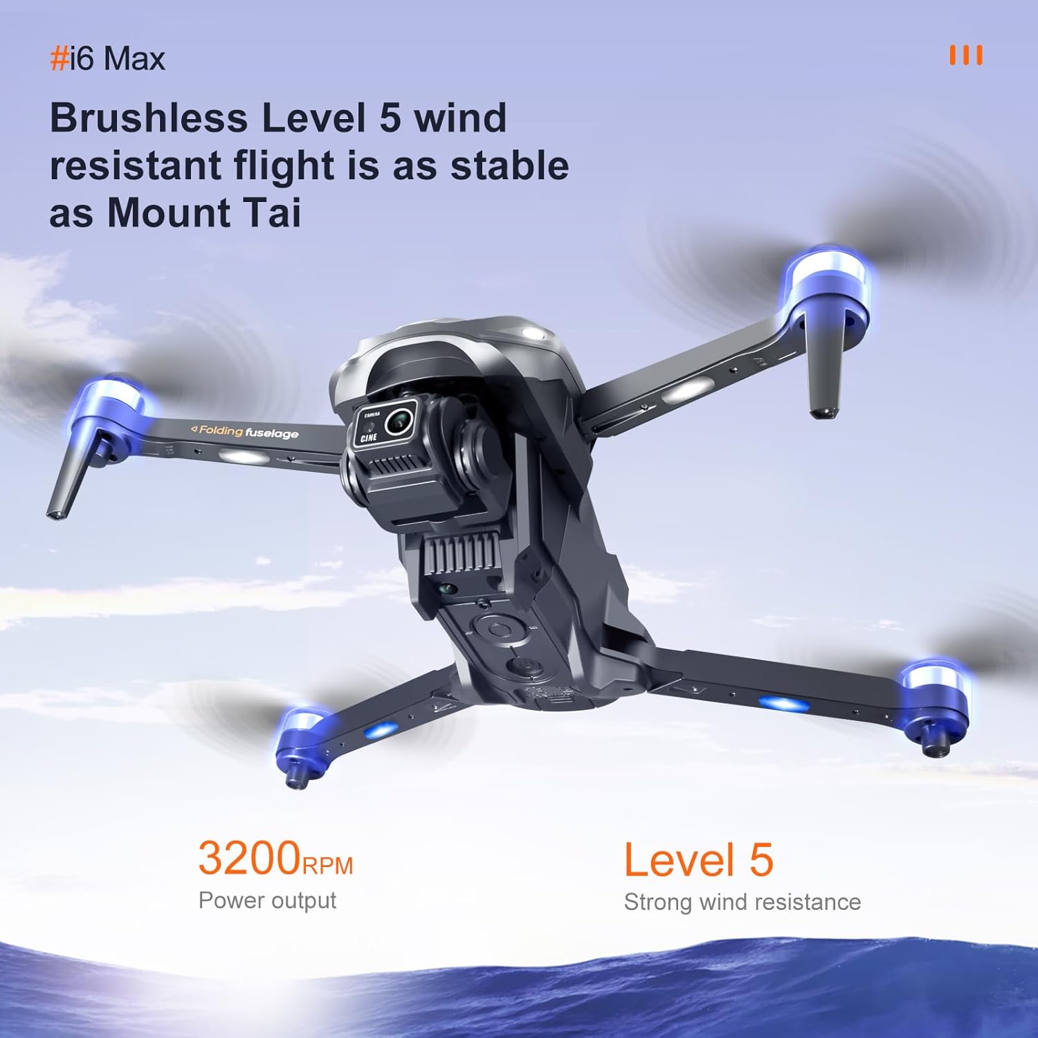 Drone with Camera 1080P HD, FPV Camera Drone for 14+ Kids Adults, 150° Adjustable Lens Foldable RC Quadcopter Drones, Brushless Motors, Night Vision, Shock Absorbing, Obstacle Avoidance, 3 Batteries