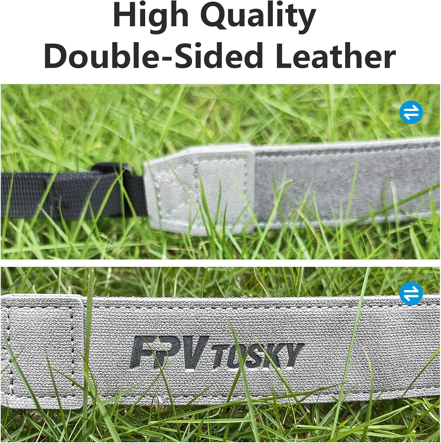 FPVtosky Neck Lanyard with Joystick for DJI RC/RC 2, PU Leather Shoulder Strap and 1 Pair of Rocker, Compatible with DJI Mini 4 Pro/Mini 3/ Mavic 3 Classic/Air 3 Remote Controller Accessories