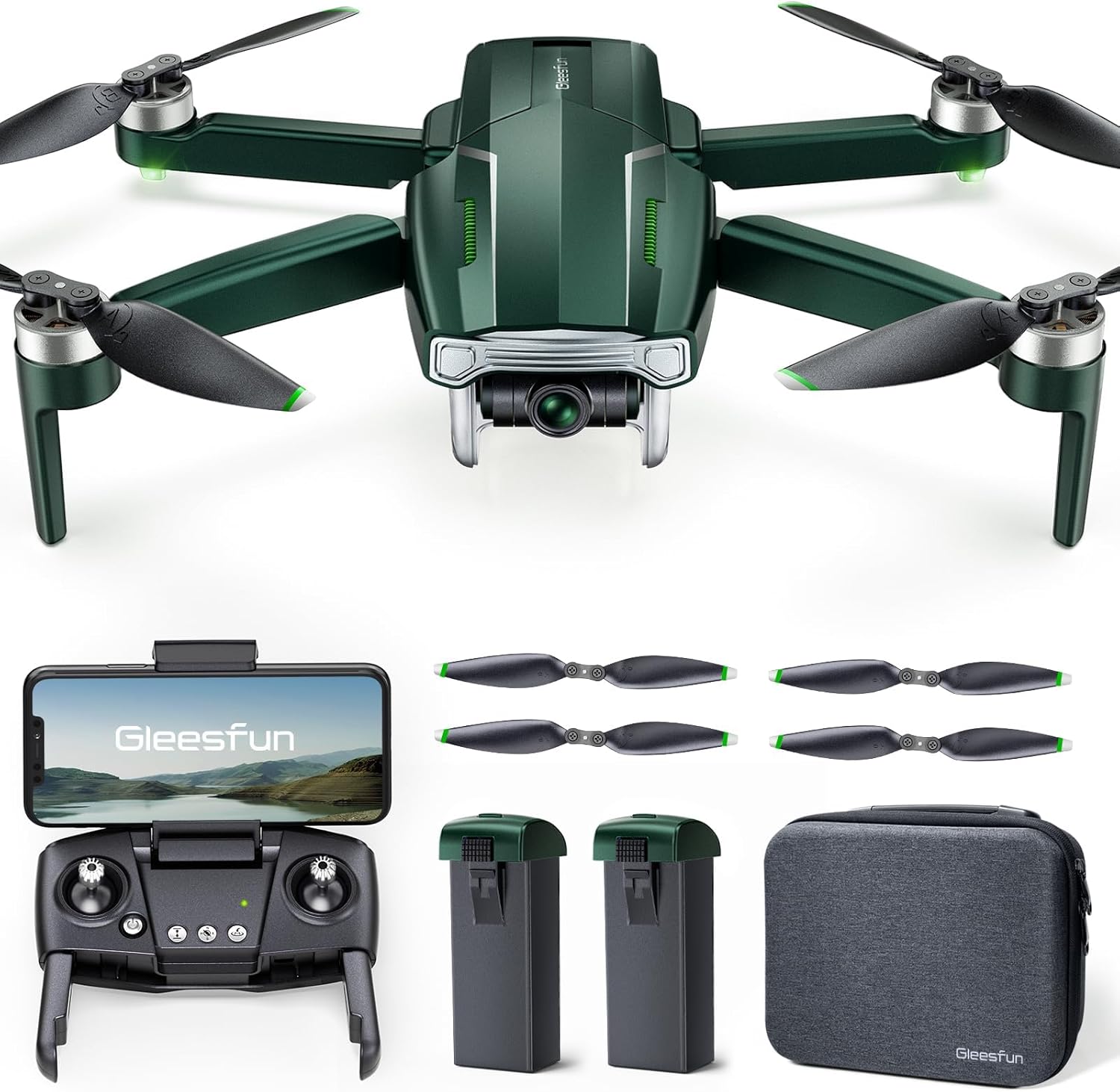 G11MINI Drones with Camera for Adults 4k, 60mins Flight Drone, 4k/25fps or 2.7k/50fps Video, Under 250g, GPS Auto Return, Drone with Camera 4k for Beginner，5GHz Transmission, Brushless Motor