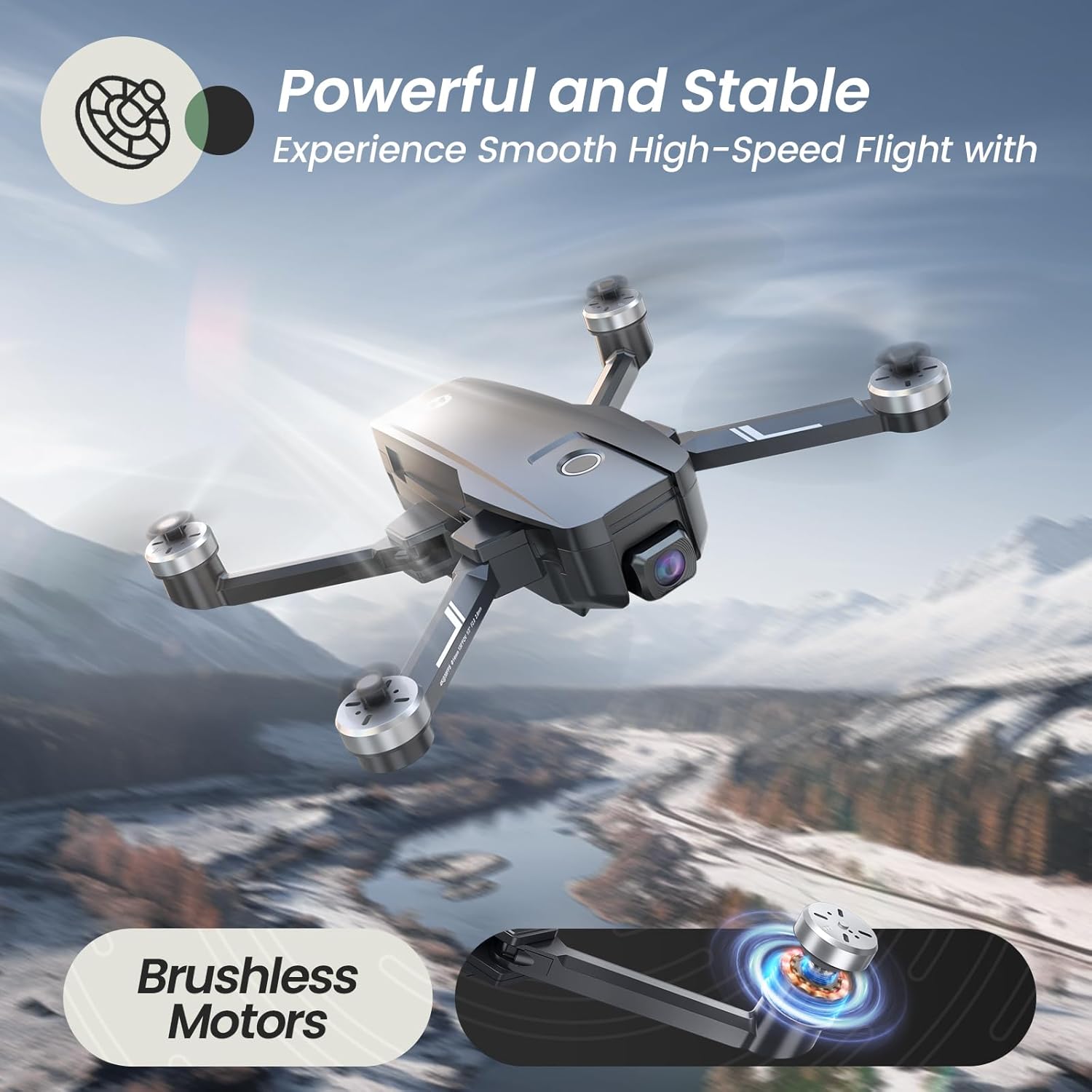 Holy Stone HS720E Drones with Camera for Adults 4K,Integrated Remote ID, 2 Batteries 46 Min Flight Time, 5GHz FPV Transmission, 130° FOV EIS Camera,Drone with 4K/30FPS Video,Brushless Motor, Auto Return, Follow Me, GPS Drone for Beginner