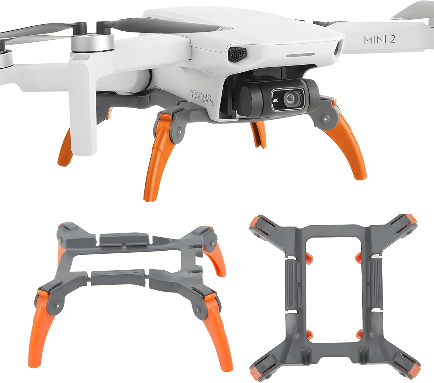 Mini 2 SE Landing Gear - Foldable Quick Release Extension Spider Landing Legs Protector Kit for DJI Mini 4K/Mini 2 SE/Mini 2/Mini SE/Mavic Mini Drone Accessories