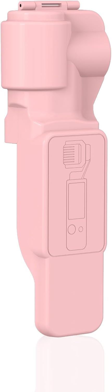 Pocket 3 Protective Cover Case, Gimbal Lens Cap Screen Protector for DJI Osmo Pocket 3 Creator Combo Accessories (Pink)