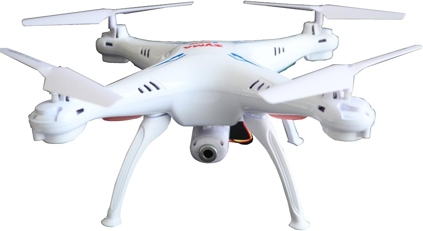 SYMA X5SW Explorers2 2.4G 4CH 6-Axis Gyro RC Headless Quadcopter with 2MP HD WiFi Camera (FPV) White FPV Drone