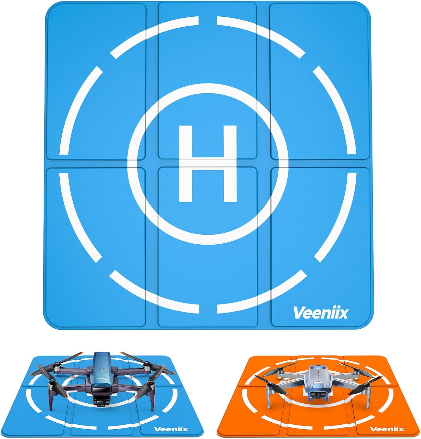 V11 Drone + Drone Landing Pad,V11 Drones with Camera for Adults 4K,70Min Long Flight Time,Gimbal  EIS 4K/30FPS Professional Drone,3KM Long Range,GPS Auto Return,Easy App-Controlled,Integrated