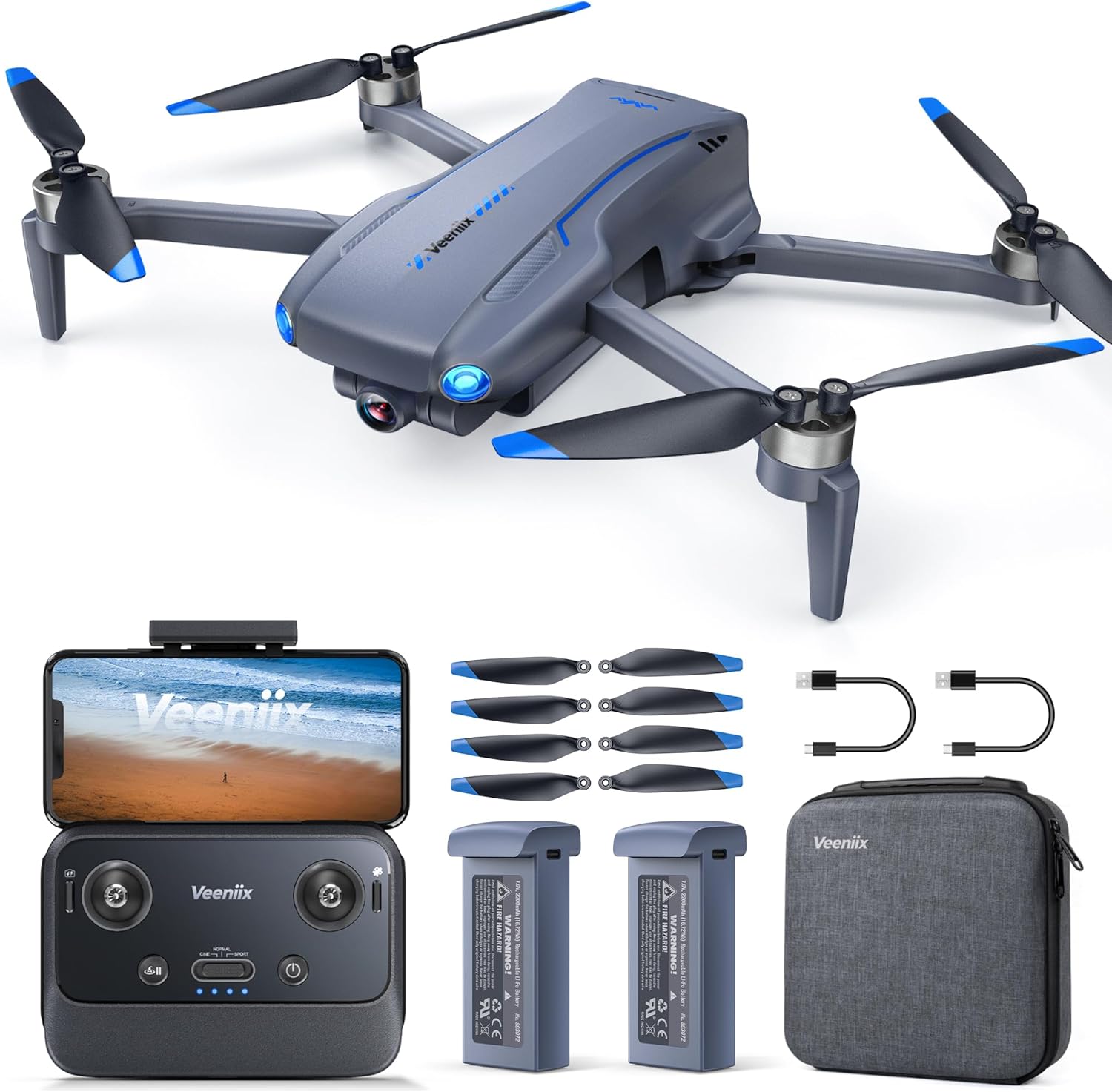 V11MINI SE+V11 Drones with Camera for Adults 4K, Bundle 2 in 1, Easy to Fly Gift for Beginner and Experienced