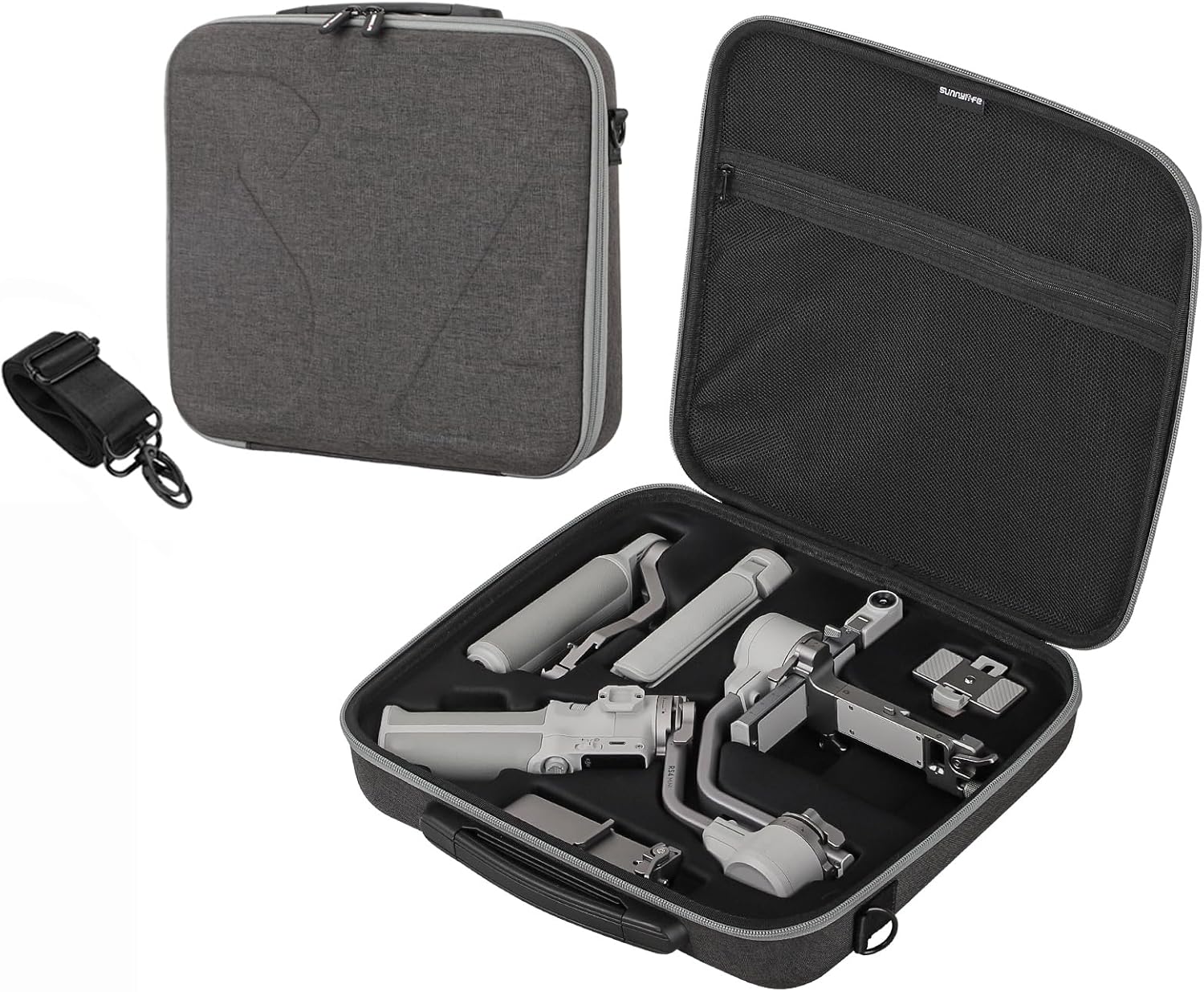 Carrying Case for DJI RS 4 MINI Combo, Travel Storage Bag Hard Case Protective Cover Shoulder Bag for RS4 Mini Gimbal Stabilizer Kit Accessories Portable Organizer Full Protection