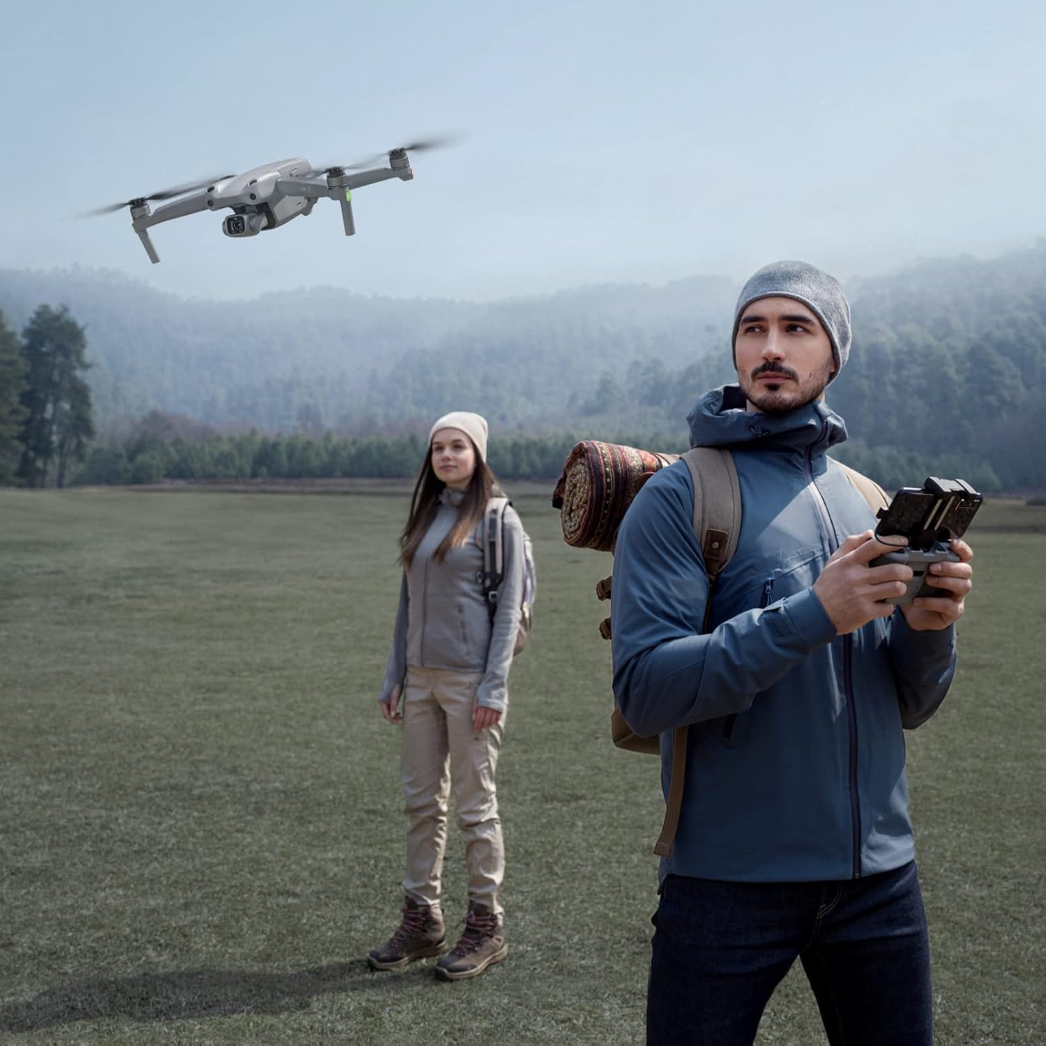 DJI Air 2S, Drone with 3-Axis Gimbal Camera, 5.4K Video, 1-Inch CMOS Sensor, 4 Directions of Obstacle Sensing, 31 Mins Flight Time, 12km Video Transmission, FAA Remote ID Compliant, Gray