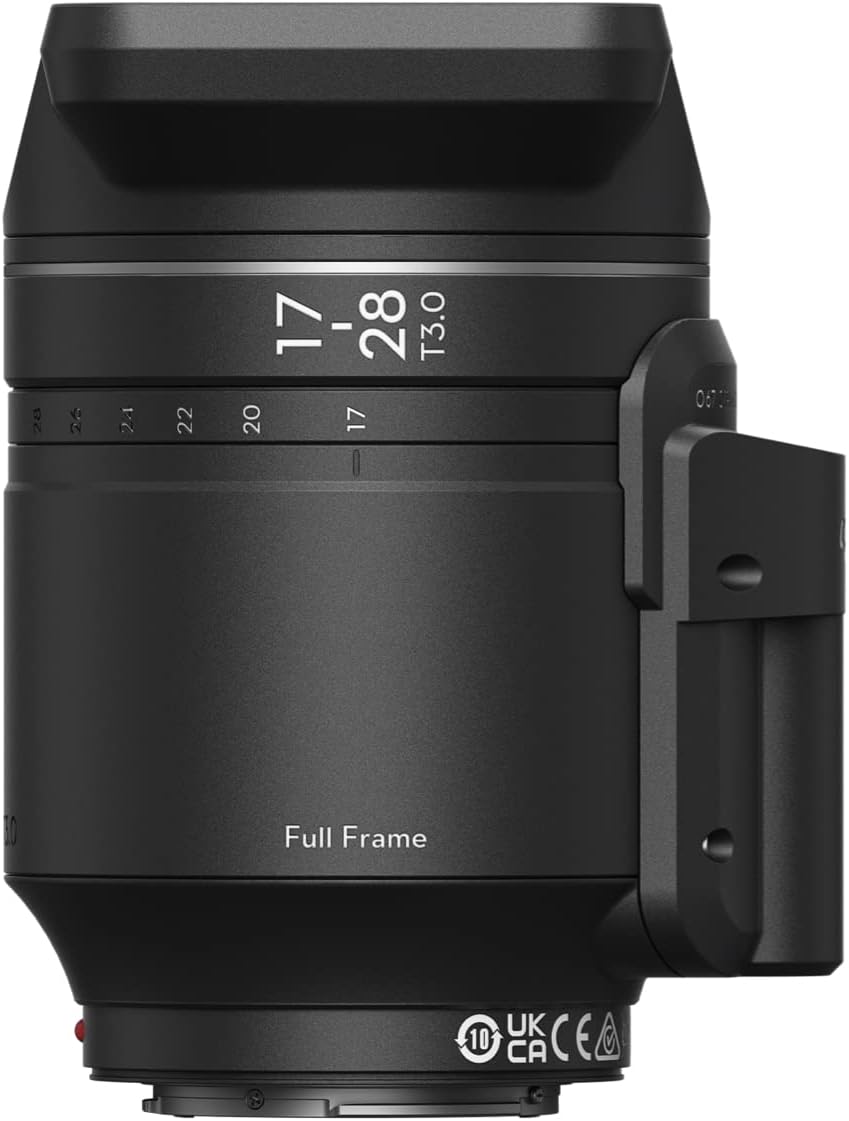 DJI DL PZ 17-28 mm T3.0 ASPH Lens, Cinema Zoom Lens with Calibration-Free Focusing, High Res from Center to Edge, 0.19m Minimum Object Distance, 520g Lightweight Body, Compatible with Ronin 4D