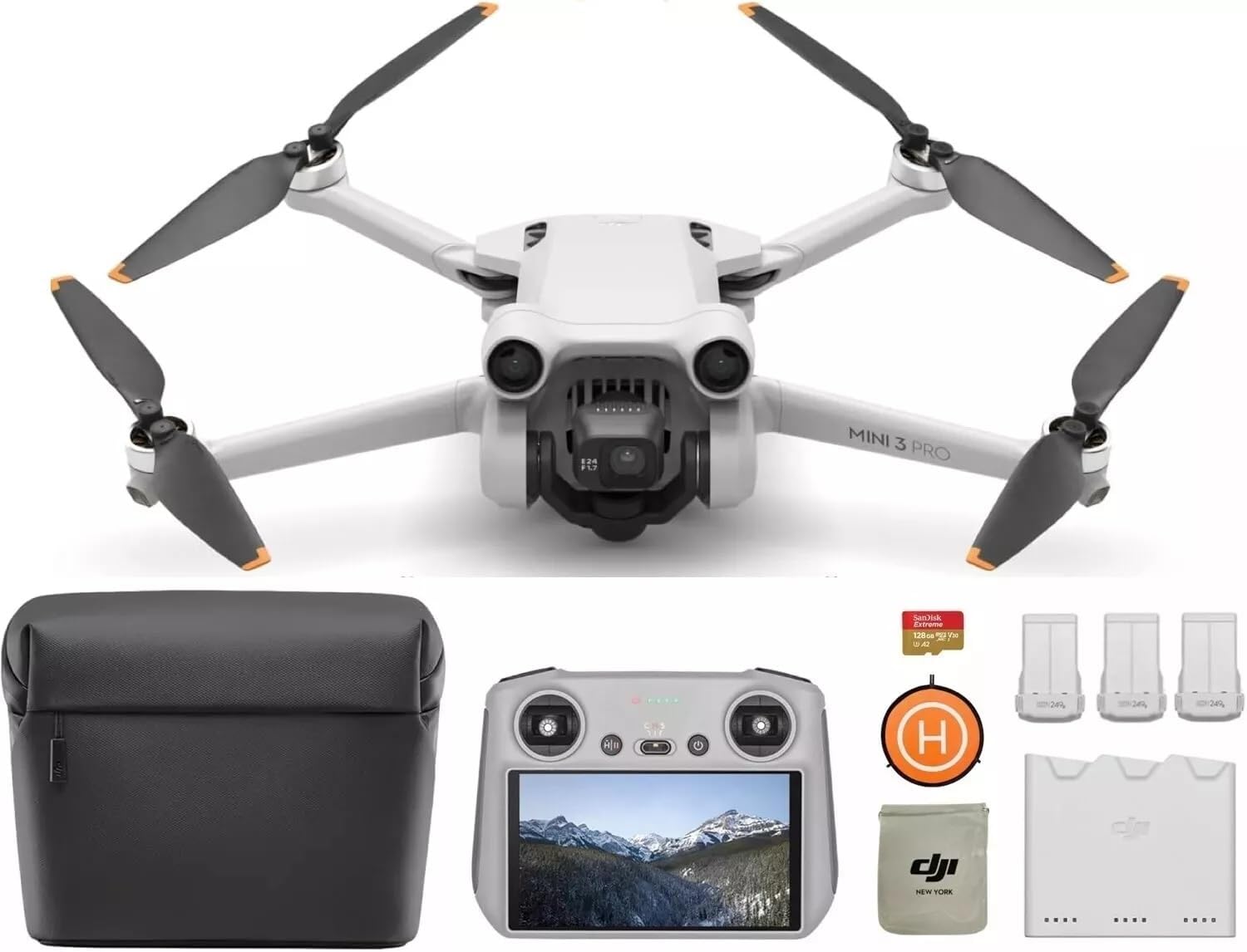 DJI Mini 3 Pro Fly More Vlogger Combo (DJI RC) Drone 4k