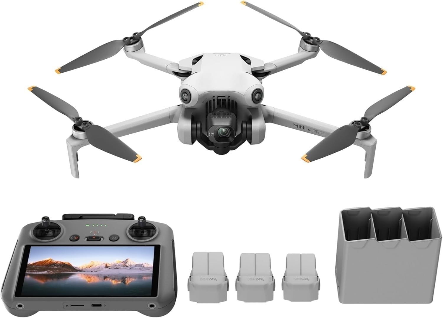 DJI Mini 4 Pro Fly More Vlogger Combo Drone with DJI RC 2