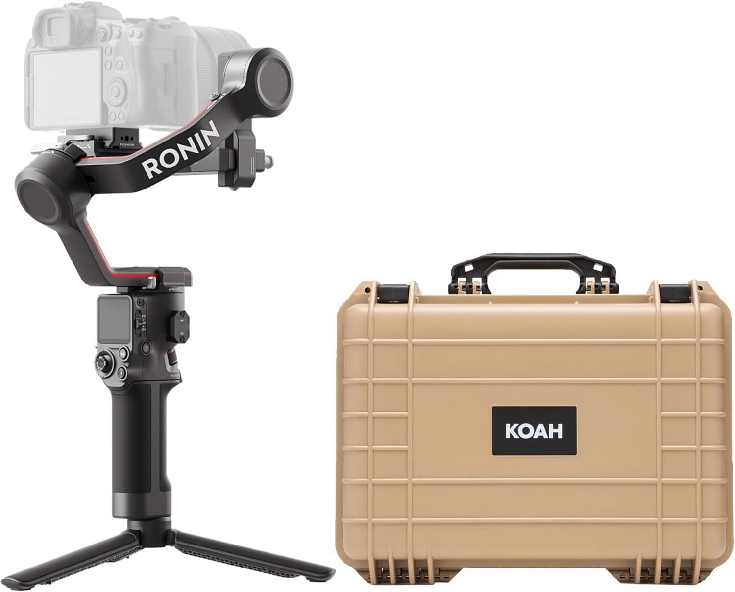 DJI RS 3 Pro Gimbal Stabilizer Combo with Weatherproof Hard Case with Customizable Foam Bundle