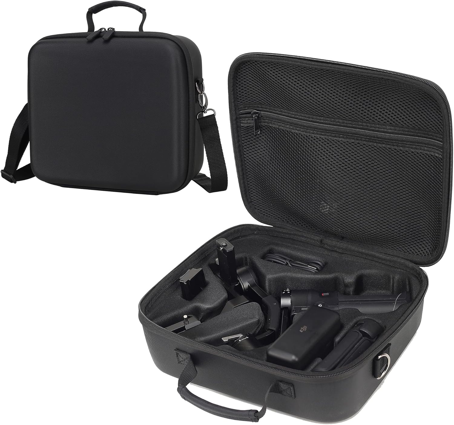 RS 3 Mini Case, Waterproof Storage Shoulder Bag Travel Carrying Case for DJI RS 3 Mini/RS 3 Mini Creator Combo,3-Axis Gimbal Lightweight Stabilizer Accessories