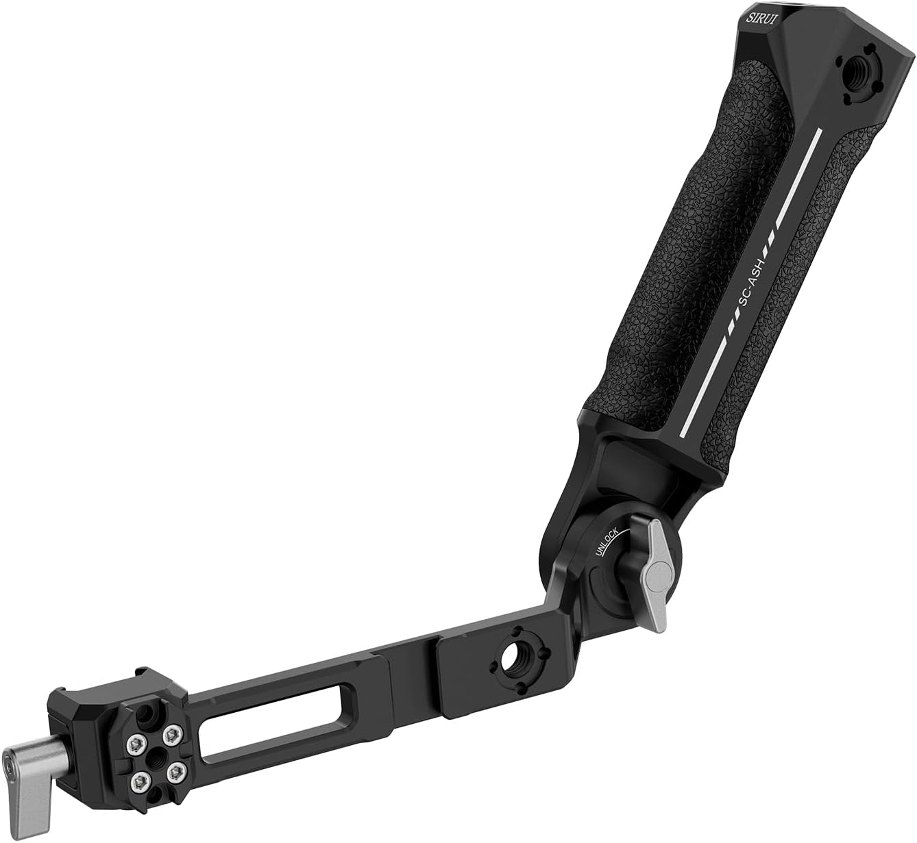 SIRUI Monitor Mount for DJI RS 4, RS 4 Pro, RS 2, RSC 2, RS 3, RS 3 Pro, RS 3 Mini with Quick Release NATO Clamp, Cold Shoe, Anti-Twist Design, AM-MTRS