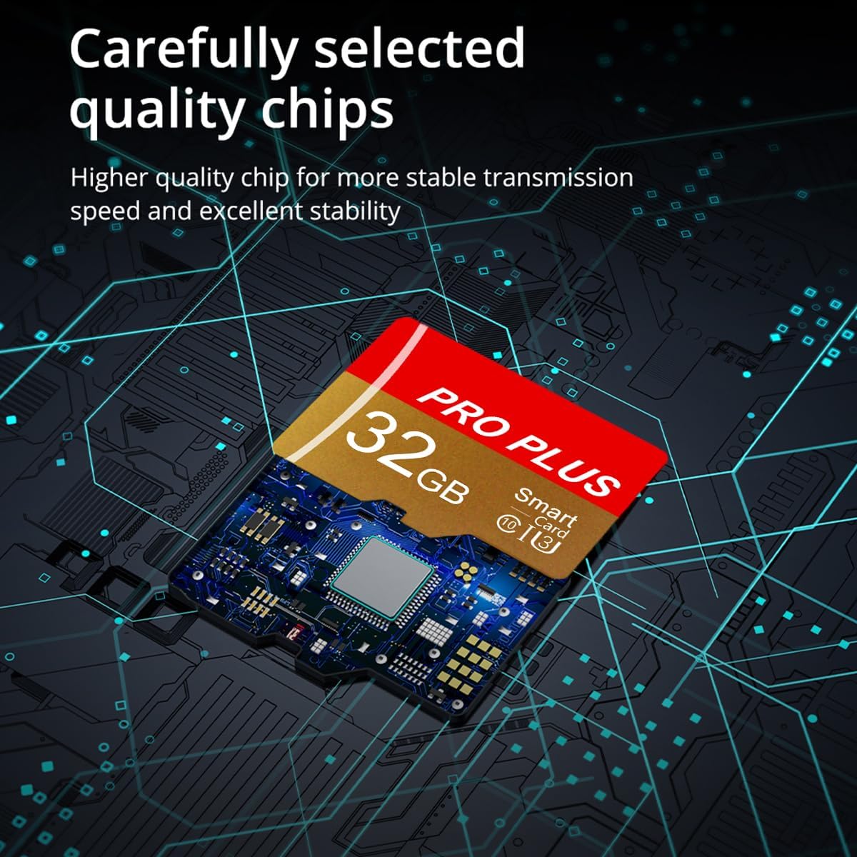 2 Pack SD Card 128GB with SD Adapter High Speed Memory Card, UHS-I C10 A1 Memory TF Card for Tablet/Mobile Phone/Camera/Car Audio/Game Console (TF162 Red Gold 128GB)