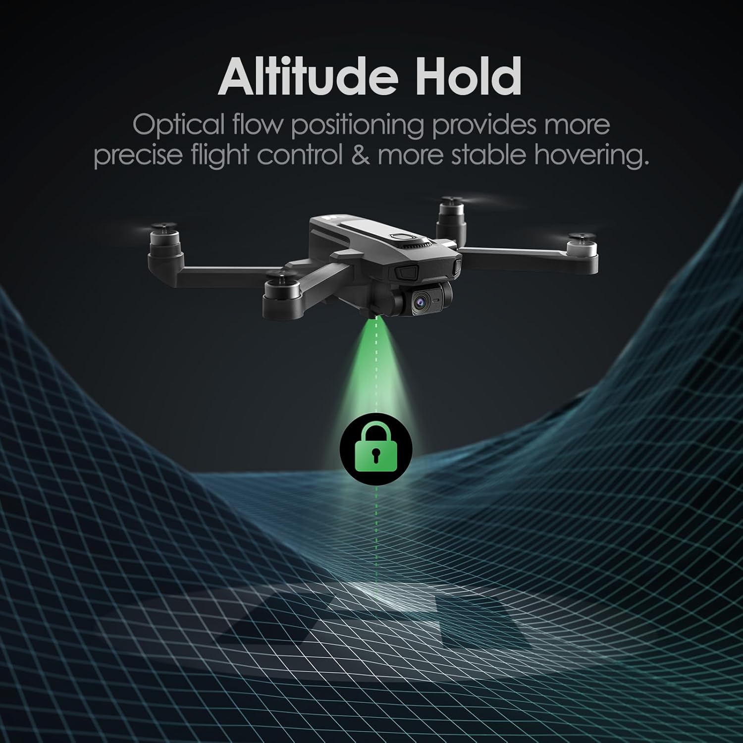 Drone with Camera for Kids 1080P FPV Drones for Adults with 5G Transmission, WeFone WF20 Foldable RC Quadcopter Small Dron Toys, Brushless Motor, Altitude Hold, 3D Flips, 2 Batteries