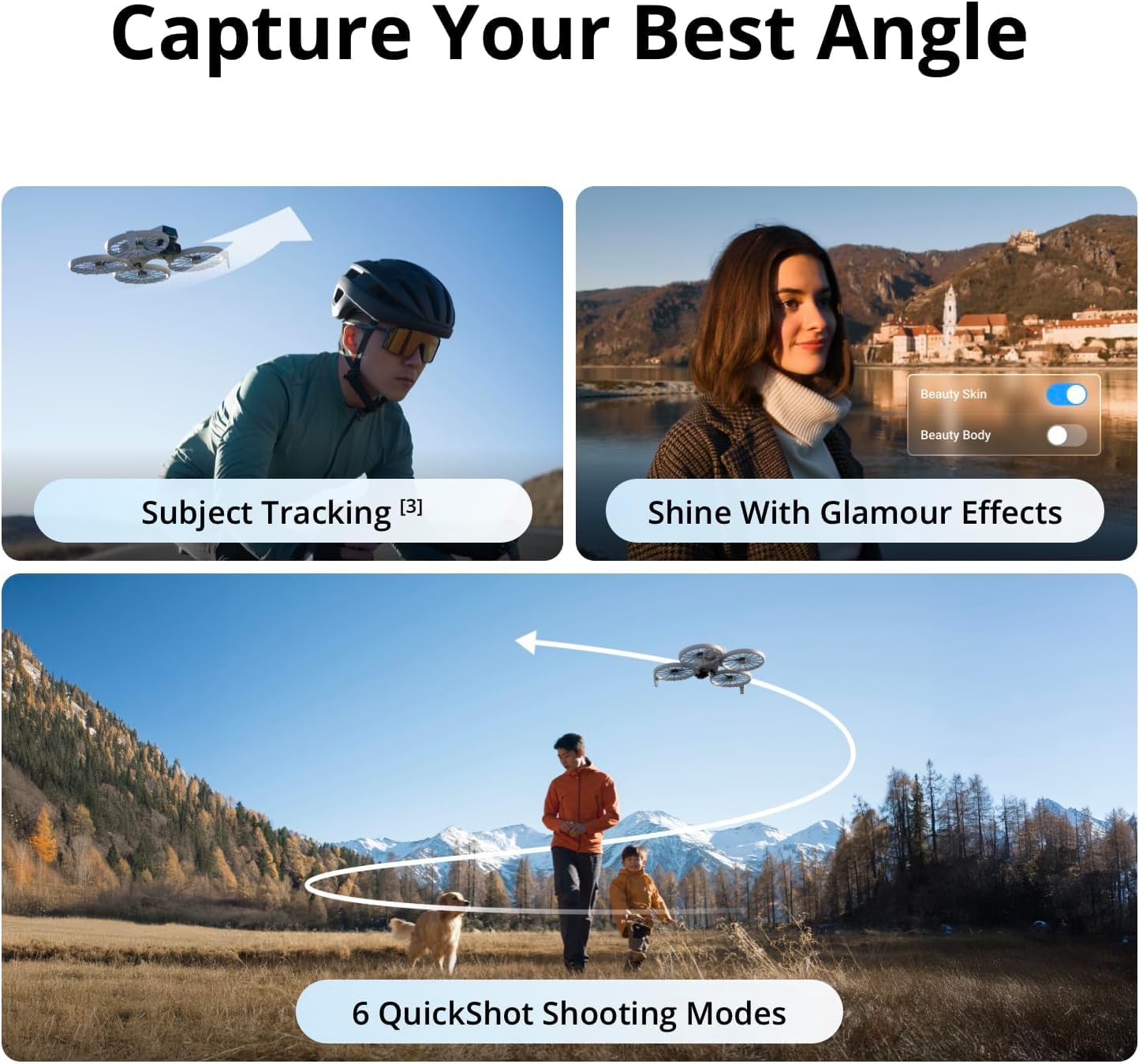 DJI Flip Fly More Combo With RC 2 Screen Remote Controller, Drone With 4K UHD Camera for Adults, Palm Takeoff, Auto Return, Intelligent Flight, 3 Batteries for 93-Min Flight Time