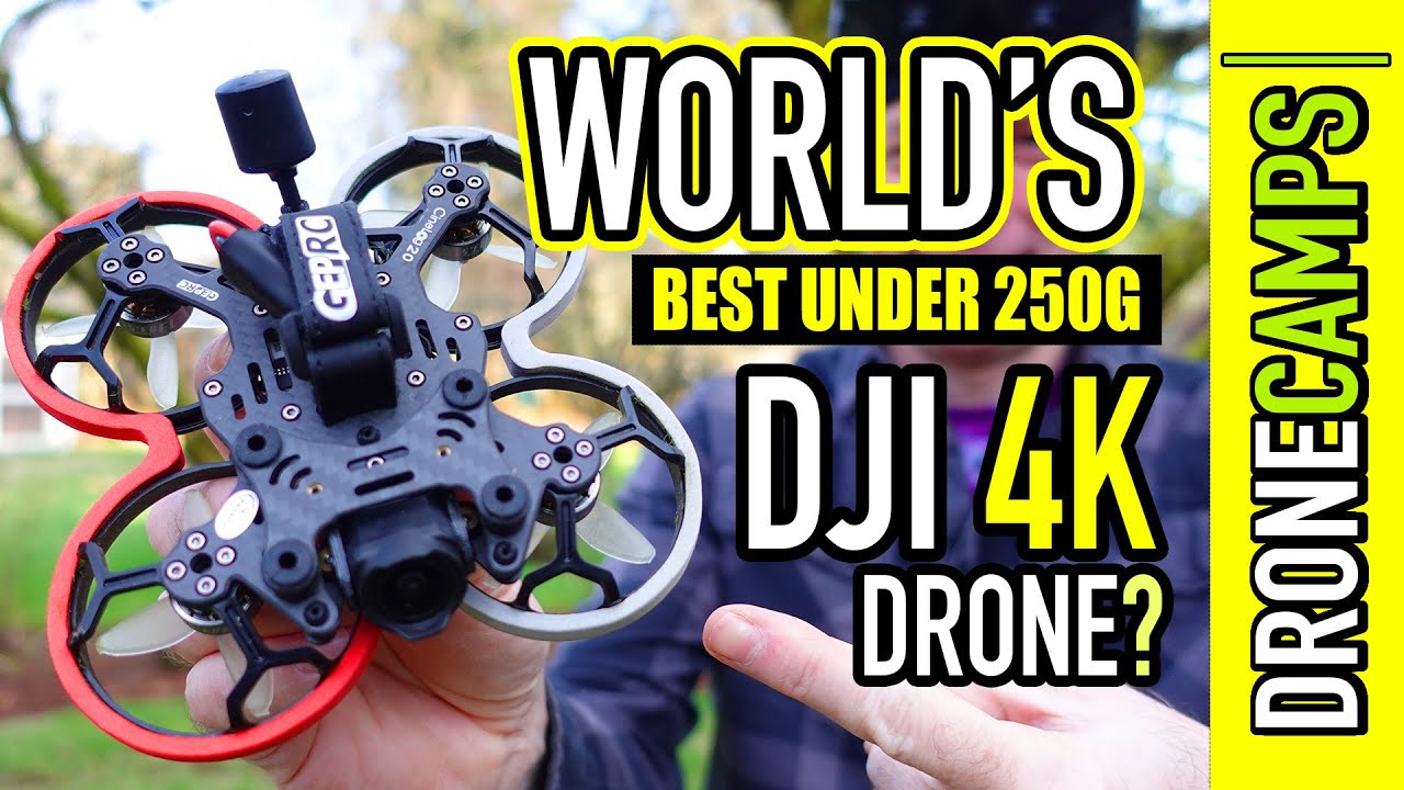Drone Camps RC Reviews Geprc Cinelog20 Cinewhoop as Top 4K DJI Contender