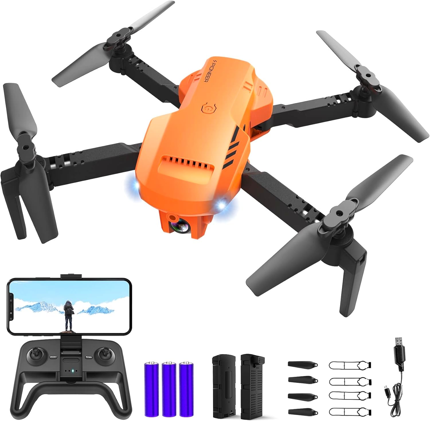 1080P HD FPV Foldable Drone Review