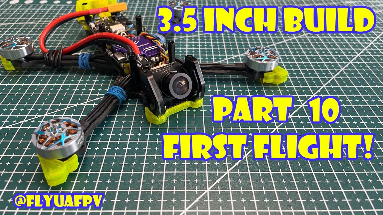First Flights and DVR Footage Comparison for 3.5 Inch Freestyle Drone