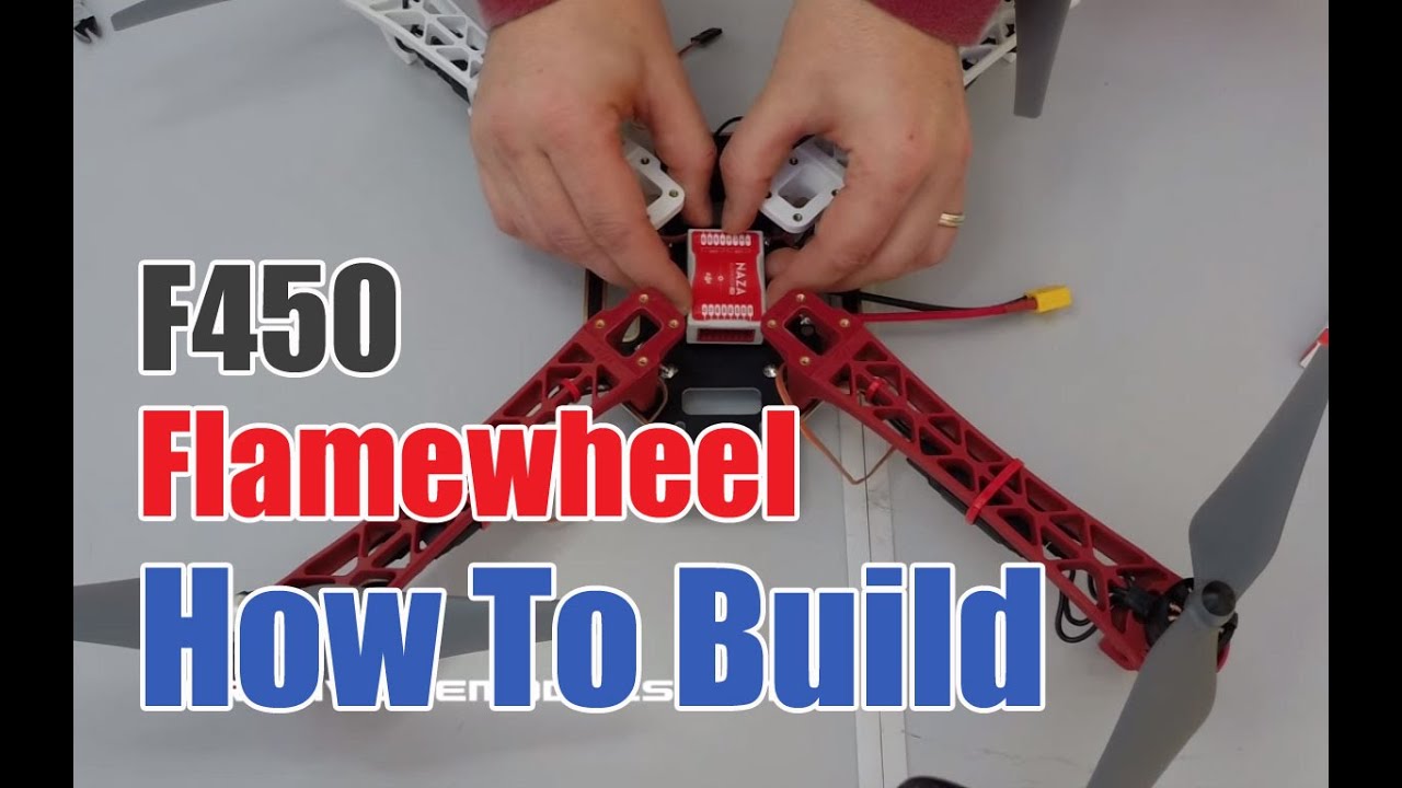 How to build the DJI F450 Flamewheel Drone with Naza Flight Controller and DT7 Radio