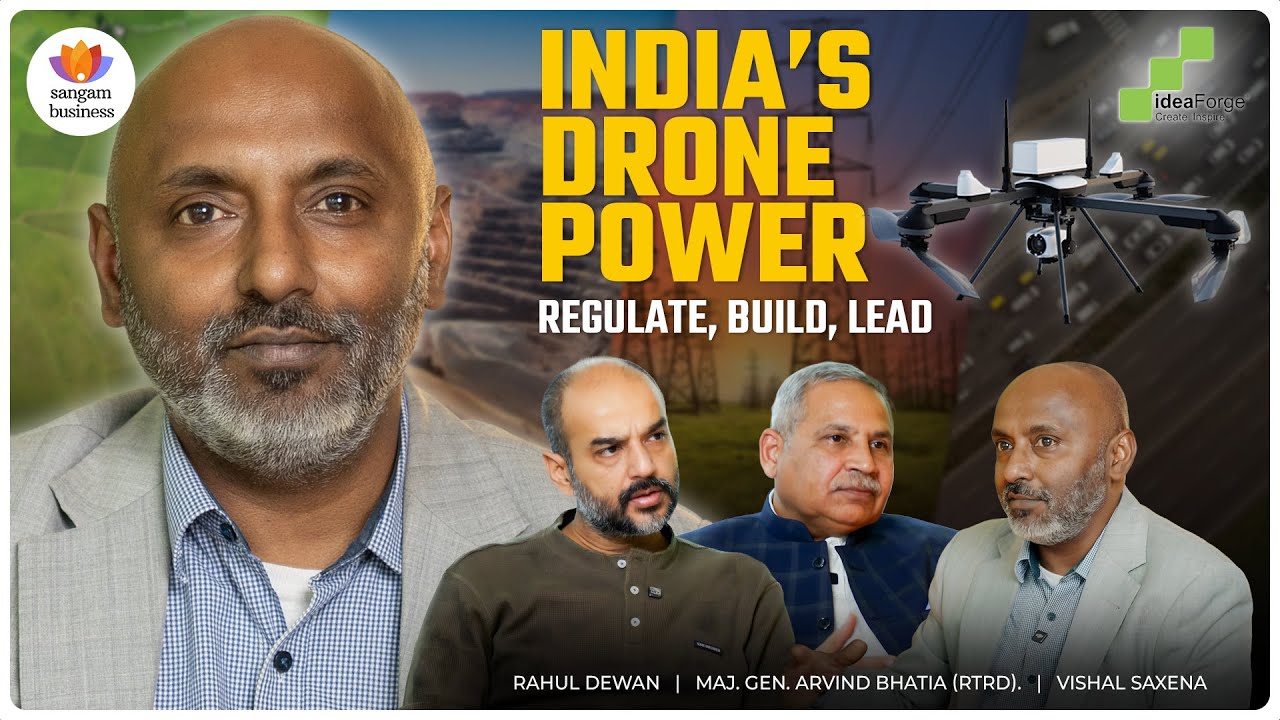 India’s Drone Power: Regulate, Build, Lead | Vishal Saxena | Maj. Gen. Arvind Bhatia | Rahul Dewan