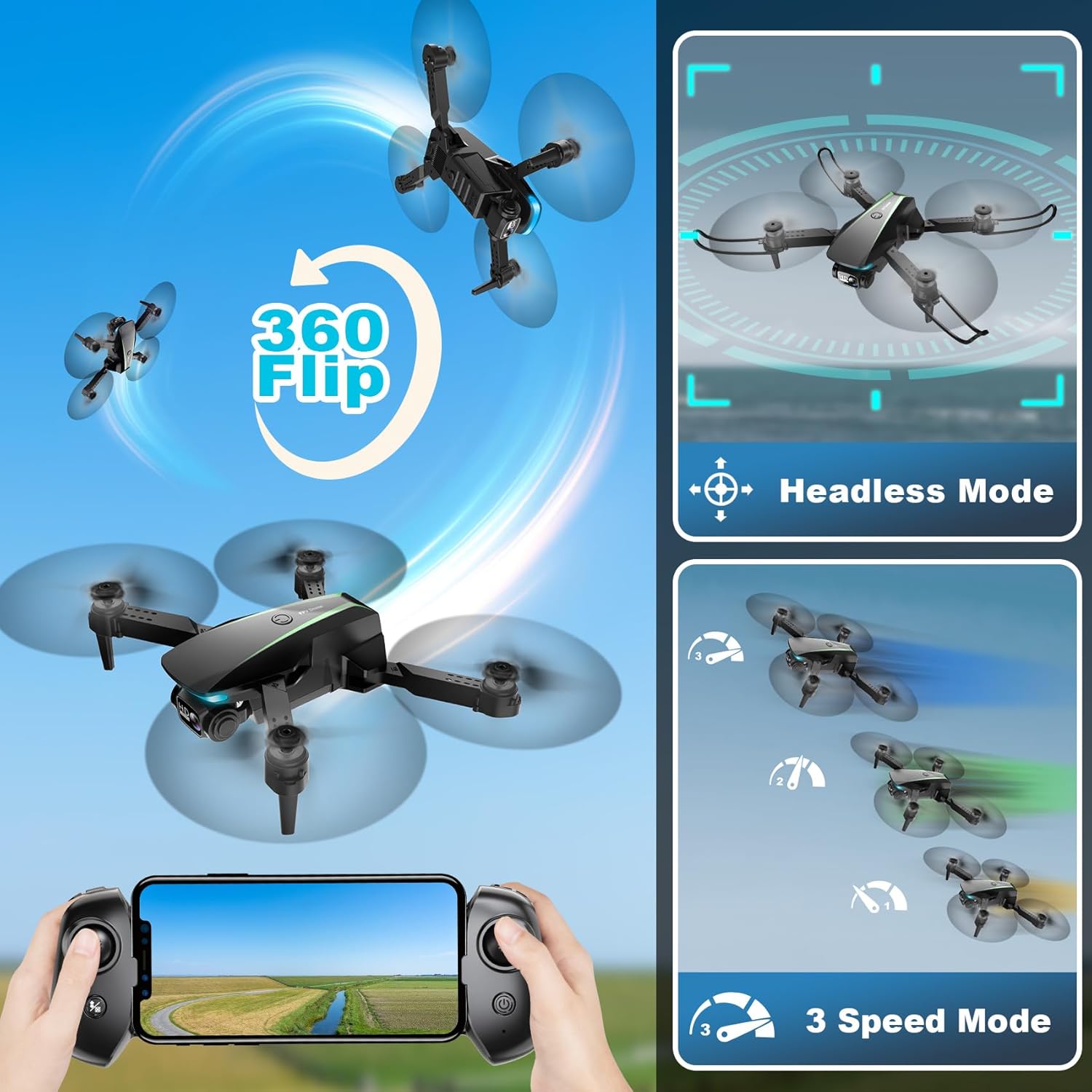Foldable Drone with Stable Hover Review
