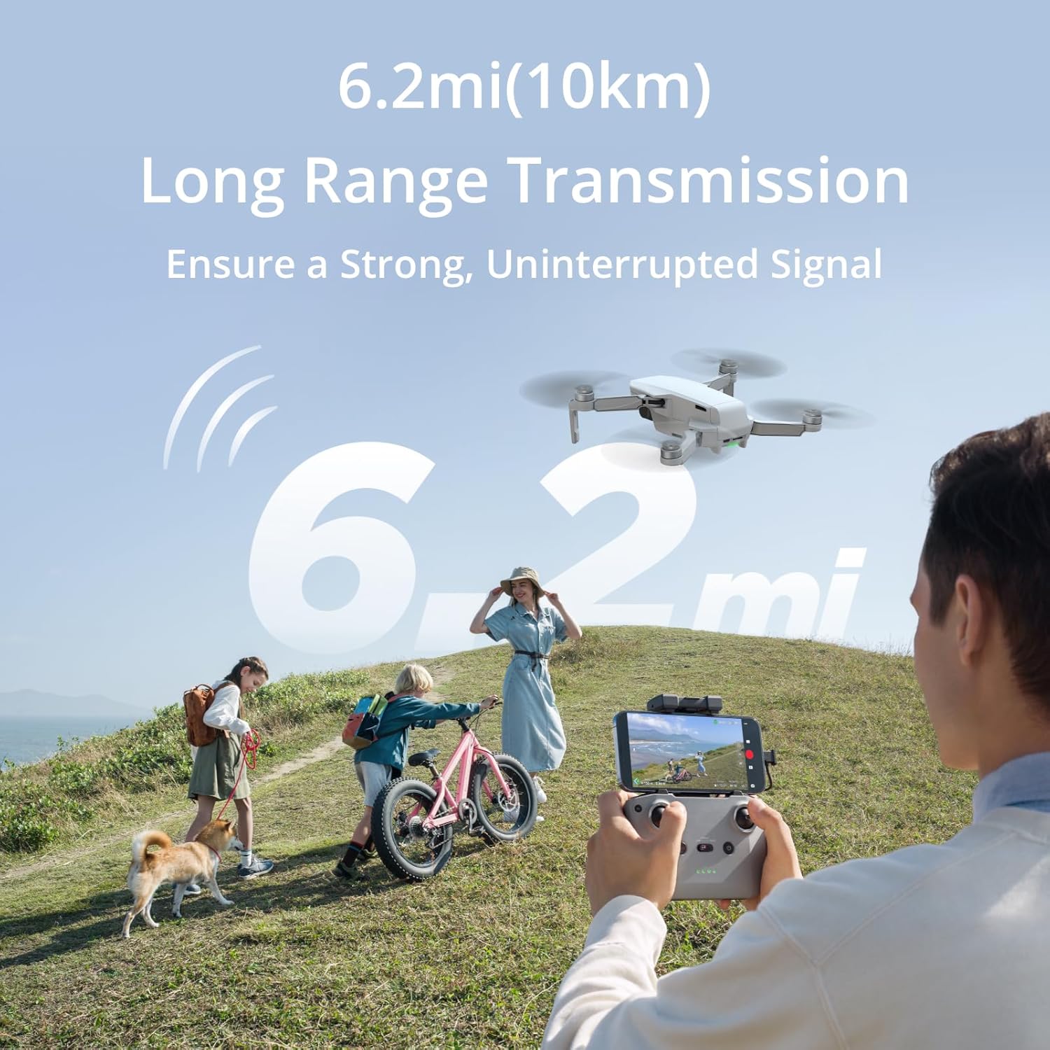 Specta Mini GPS Drone with 4K UHD Camera, Under 249g, 3 Aixs Gimbal with 10KM FPV Transmission, 4K/30fps Video, 31-Min Flight, Auto Return, Lightweight and Foldable Drone for Adults Beginners