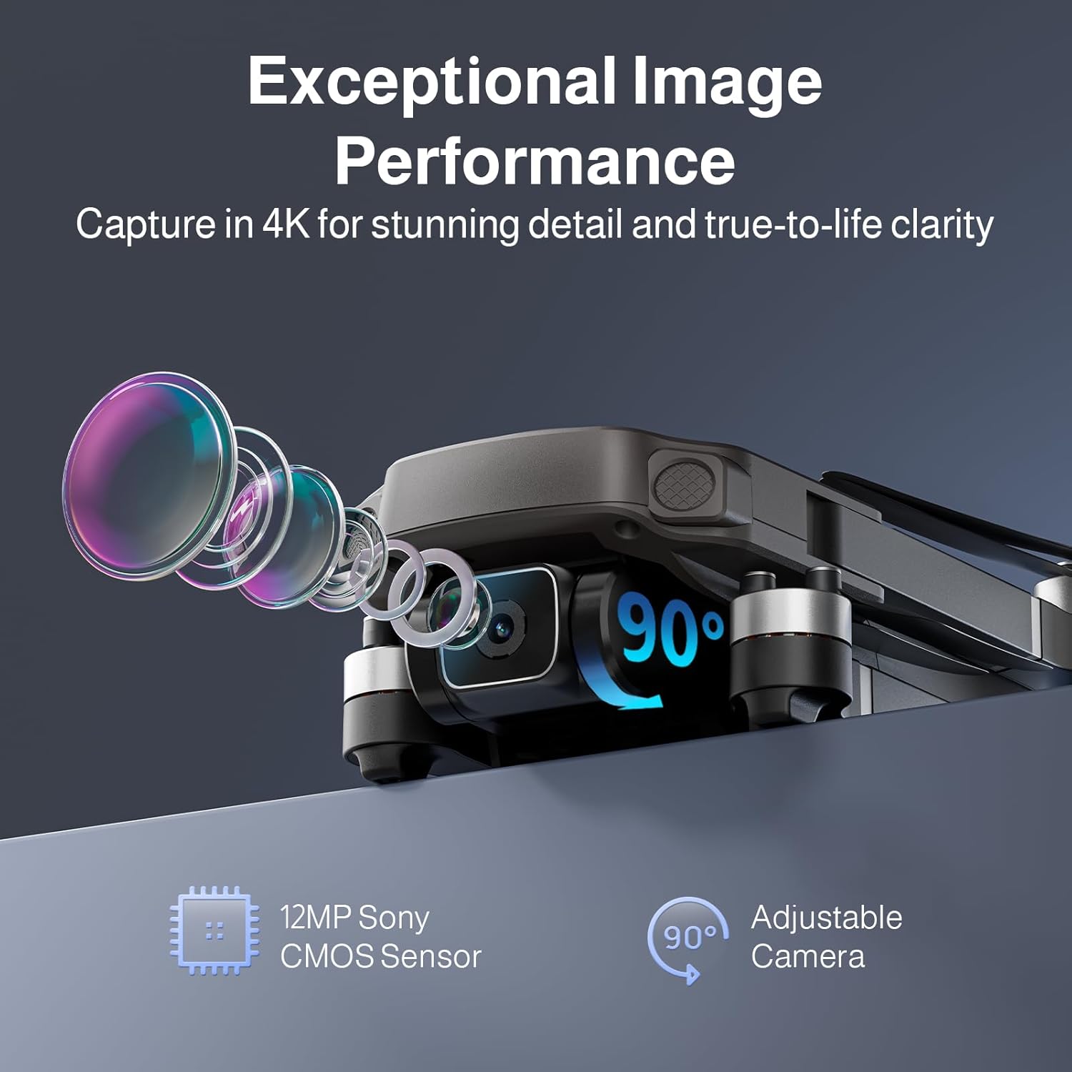 UranHub G30 Drones with Camera for Adults 4k, GPS FPV Drones for Beginners with 31-Min Long Flight, Brushless Motor/Auto Return/Intelligent Flight, Cool Toys Gift for Men Boys(Under 249G)