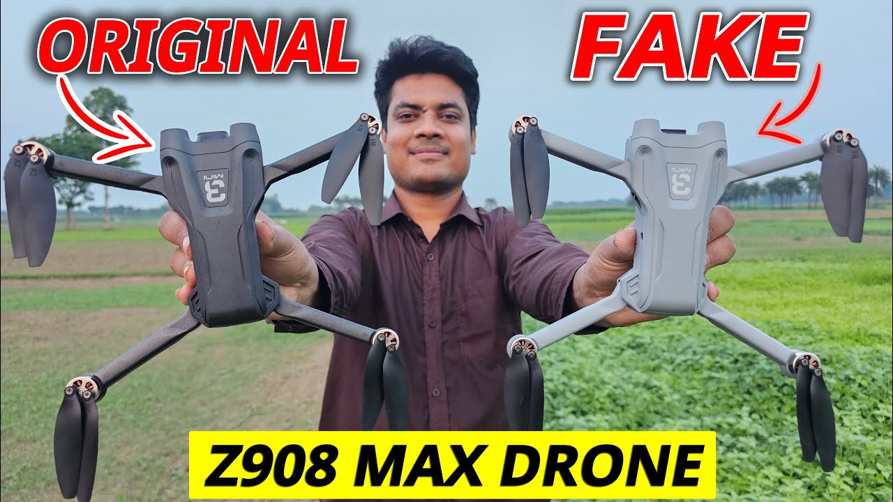 Z908 Max Drone Original vs Copy: 4K Camera Test and Review