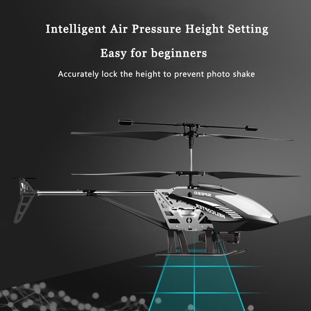 Extra Large 3.5 Channel RC Helicopters for Adults Radio Controlled Helicopters with 50cm 1080P Camera, Indoor Outdoor Airplane Flying Toy for Boy and Girl Xmas Gift