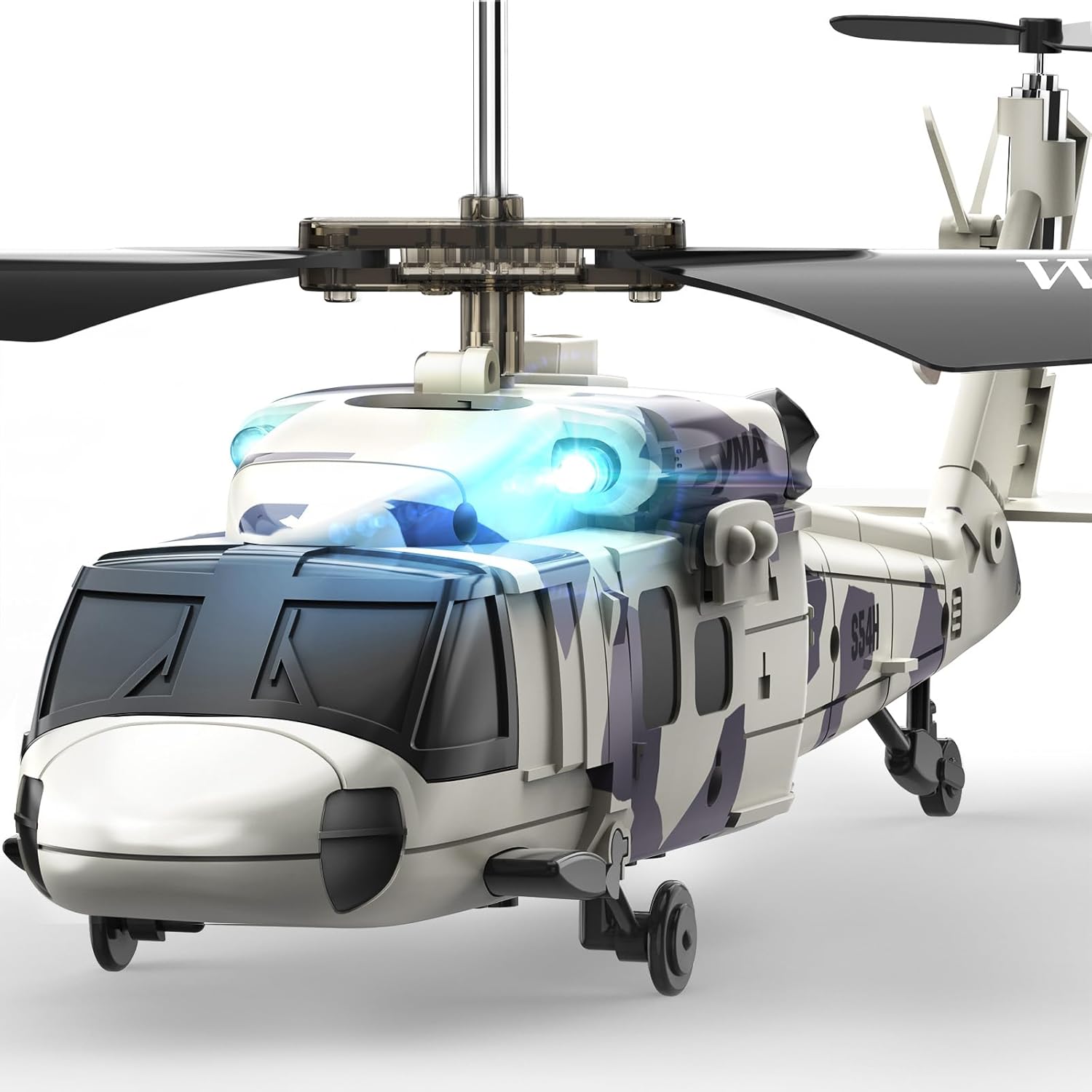 SYMA Remote Control Helicopter, S54H RC Helicopter for Adults with One-Key Take Off/Landing, Gyro Stabilizer, Altitude Hold, 3.5 Channel, 7-10 Min Flight Time - Helicóptero de Control Remoto