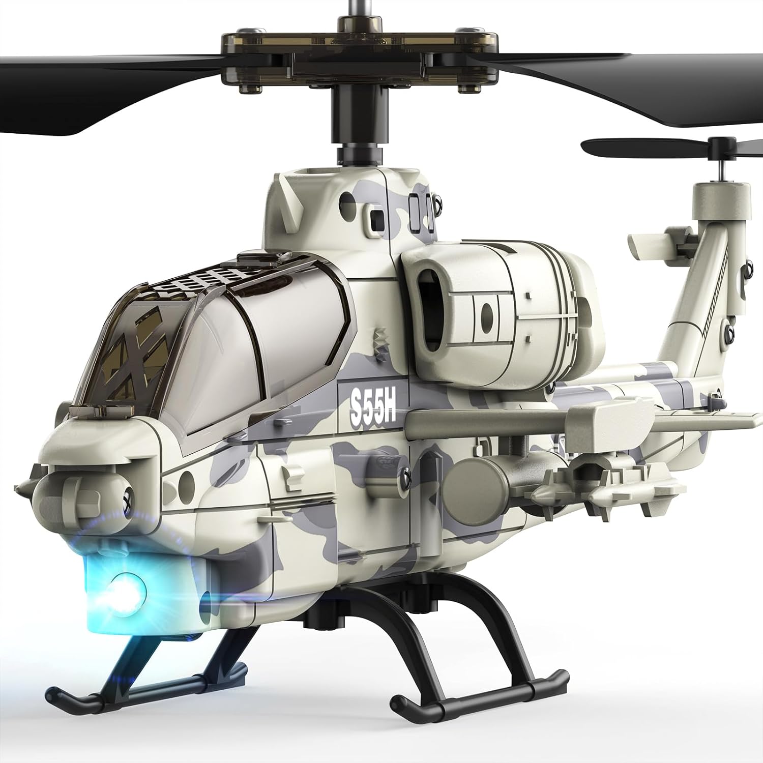 SYMA Remote Control Helicopter, S54H RC Helicopter for Adults with One-Key Take Off/Landing, Gyro Stabilizer, Altitude Hold, 3.5 Channel, 7-10 Min Flight Time - Helicóptero de Control Remoto